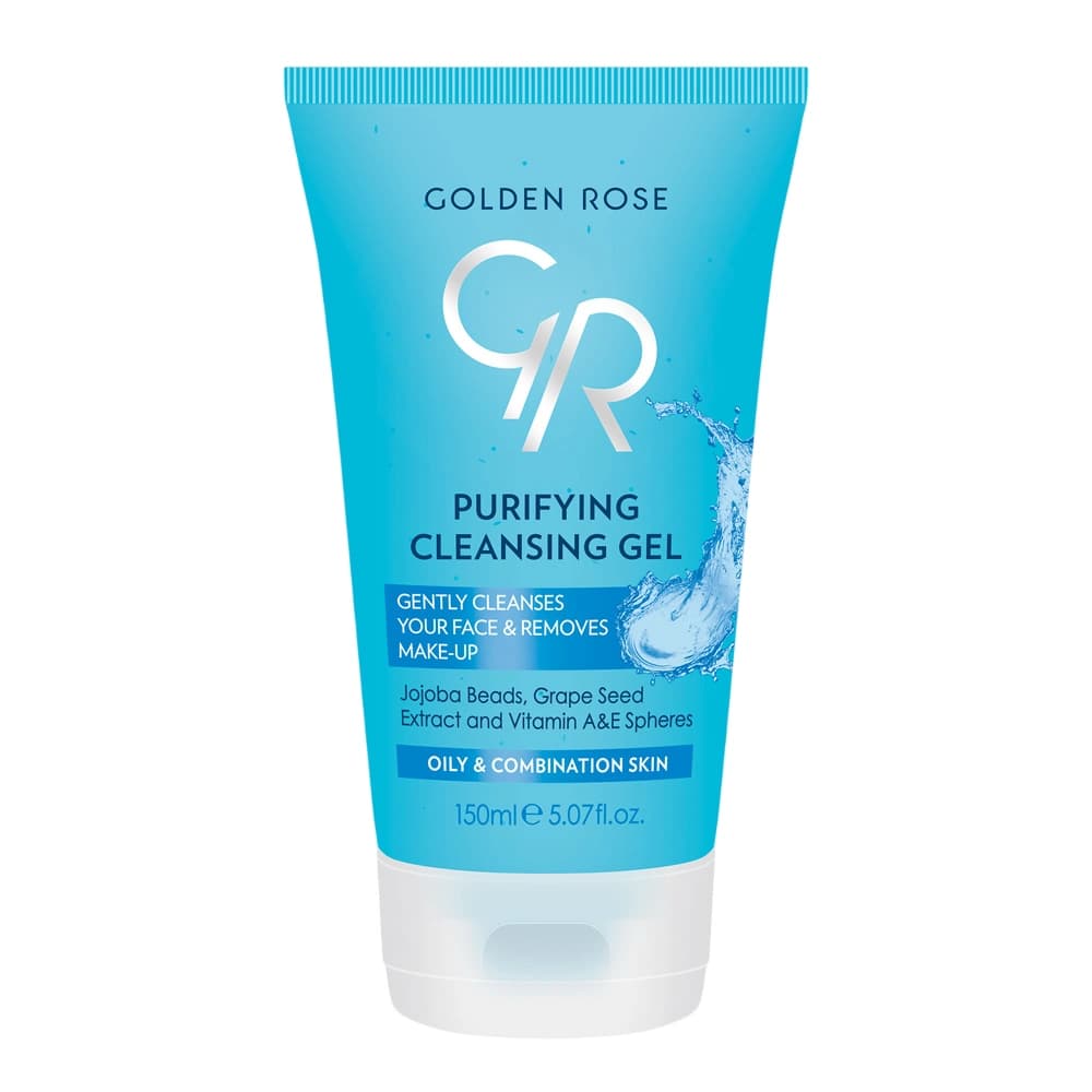 ژل پاک کننده صورت گلدن رز مدل Purifying Cleansing Gel – پوست‌ چرب و مختلط | حجم 150 میل