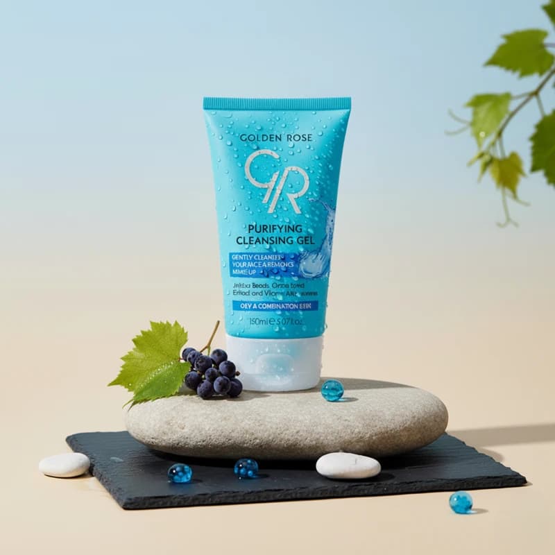 ژل پاک کننده صورت گلدن رز مدل Purifying Cleansing Gel – پوست‌ چرب و مختلط | حجم 150 میل — تصویر ۸