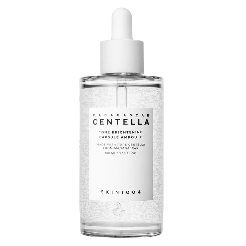 آمپول روشن کننده و ضد لک سنتلا ماداگاسکار اسکین 1004 مدل Tone Brightening Capsule Ampoule | حجم 100 میلیلیتر