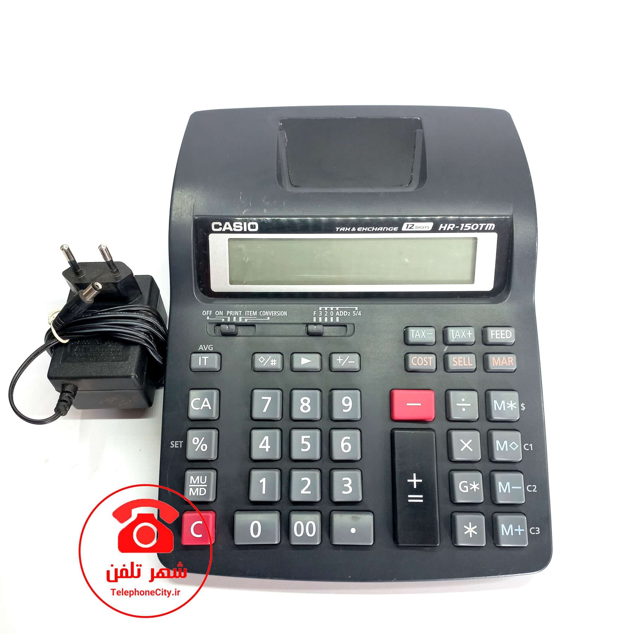 ماشین حساب برقی/ باتری خور کاسیو HR-150TM، کارکرده