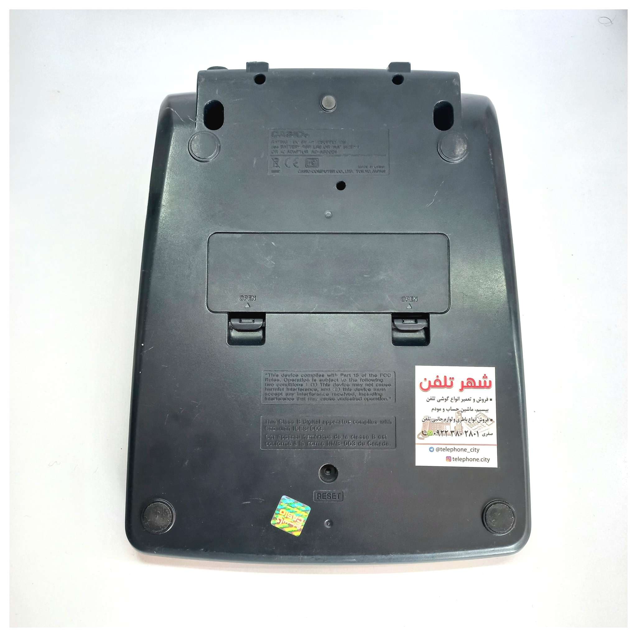 ماشین حساب برقی/ باتری خور کاسیو HR-150TM، کارکرده — تصویر ۲