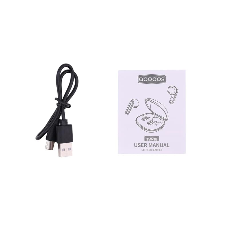 هدست بلوتوثی abodos مدل TW-18 — تصویر ۴