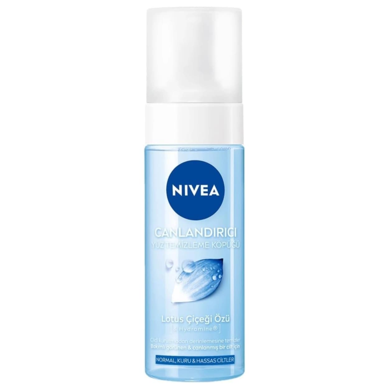 فوم شستشوی صورت نیوآ Nivea مدل Canlandirici – مناسب پوست‌های نرمال، خشک و حساس | حجم 150 میلی‌لیتر