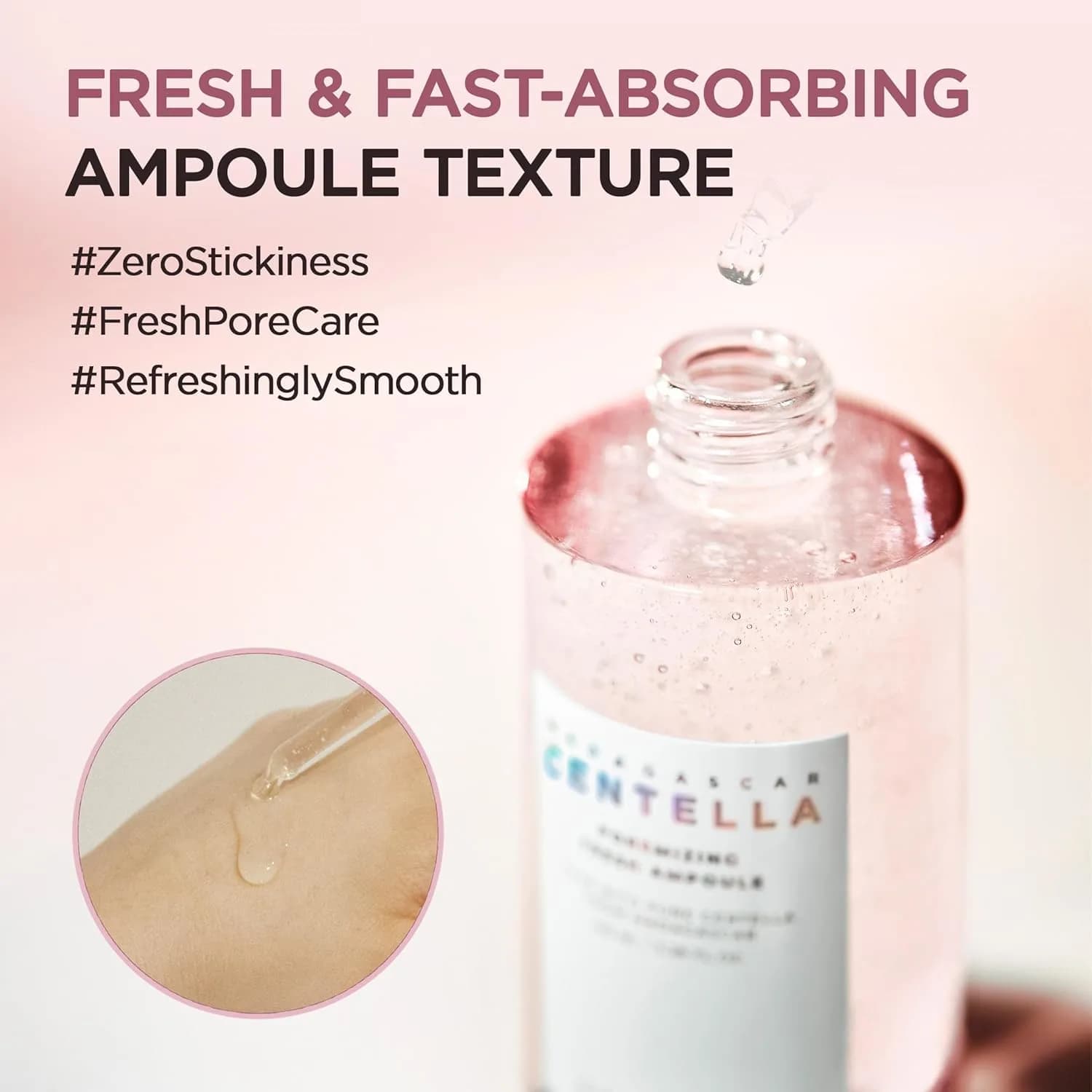آمپول کنترل منافذ و آبرسان اسکین 1004 مدل Poremizing Fresh Ampoule | حجم 100 میلی‌لیتر — تصویر ۸