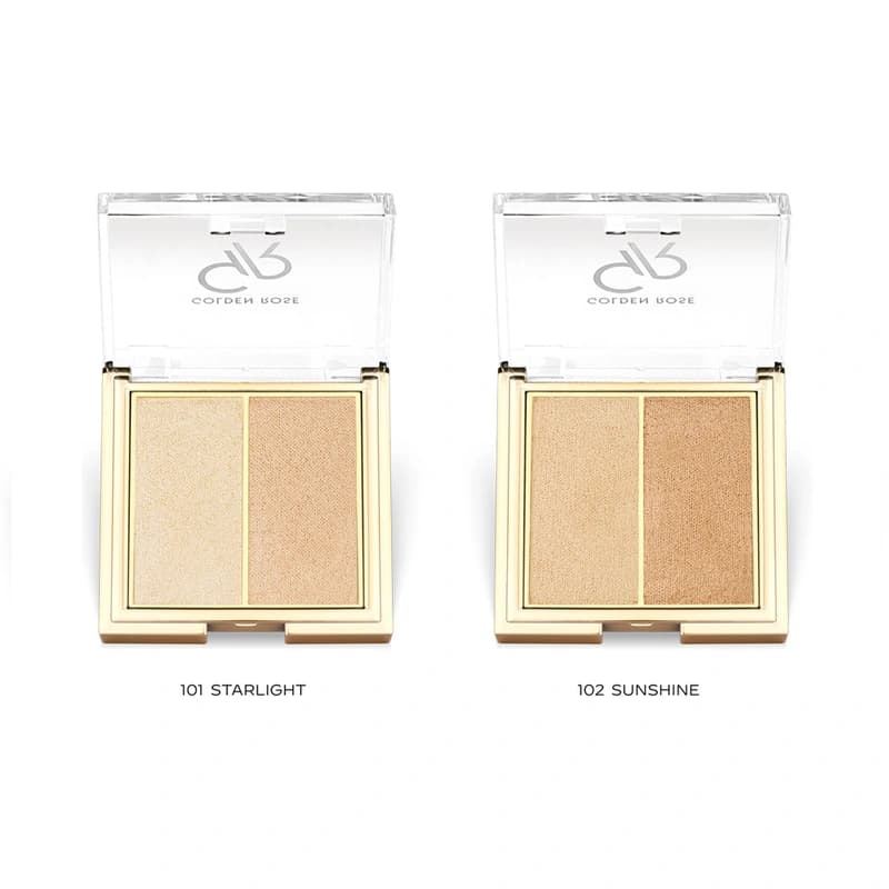 هایلایتر دو رنگ گلدن رز Golden Rose مدل So Glow