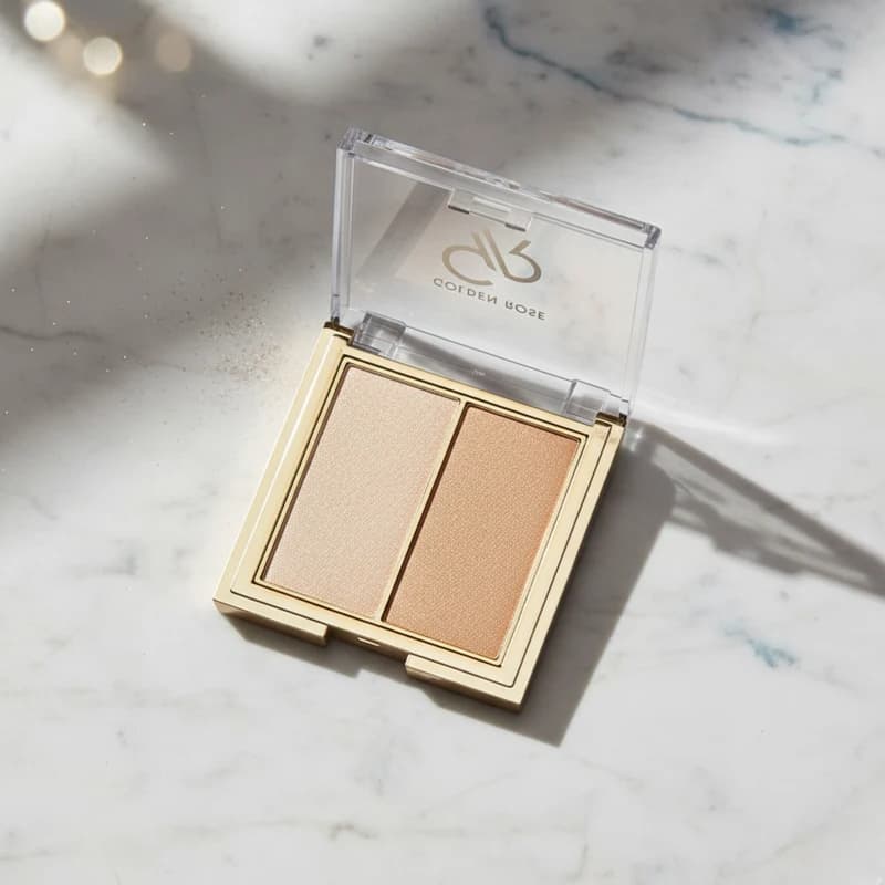 هایلایتر دو رنگ گلدن رز Golden Rose مدل So Glow — تصویر ۶