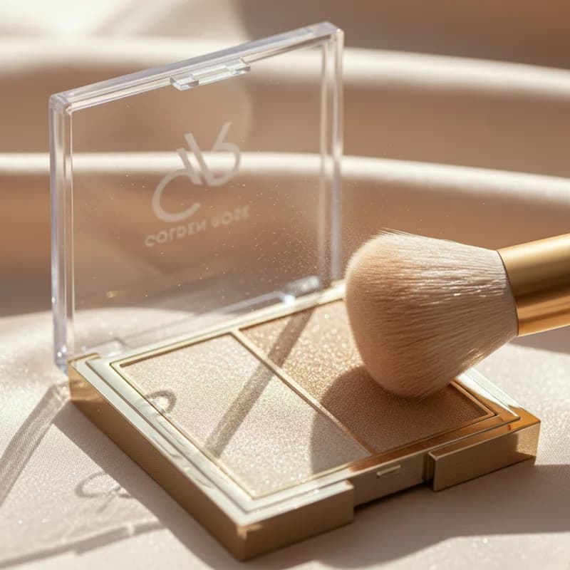 هایلایتر دو رنگ گلدن رز Golden Rose مدل So Glow — تصویر ۷