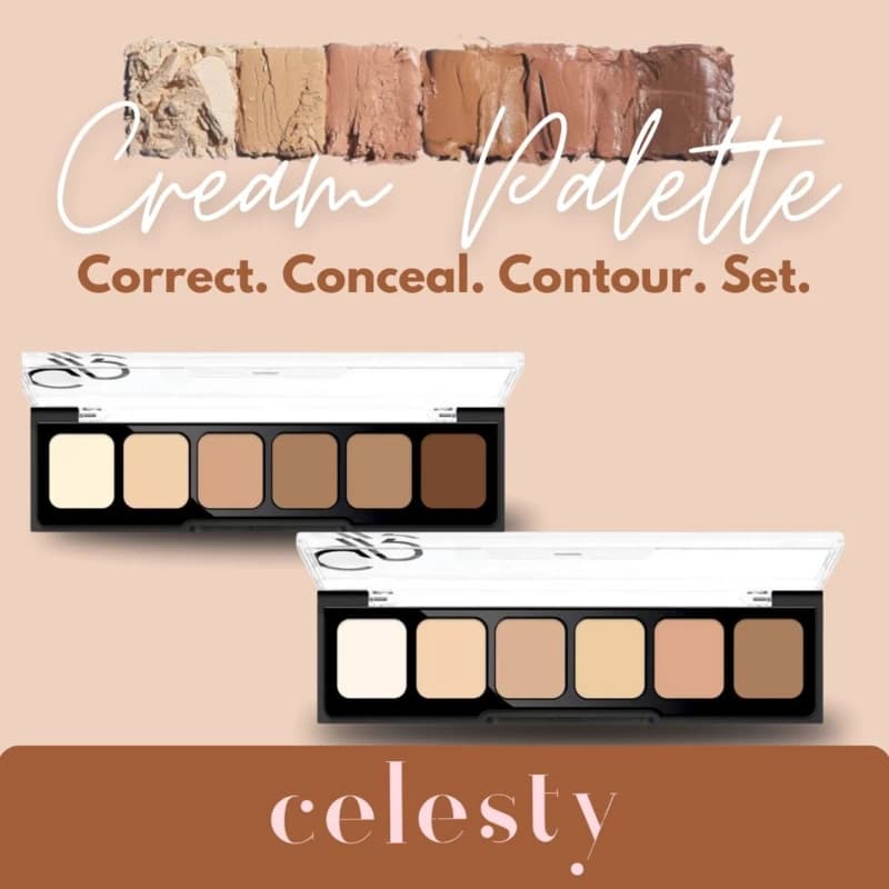 پالت کرمی کانسیلر گلدن رز مدل Correct & Conceal — تصویر ۶