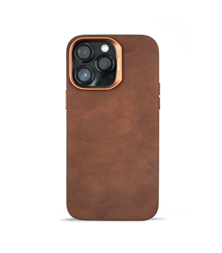 قاب ايفون 16 پرو از برند MACCOY مدل LEATHER — تصویر ۳