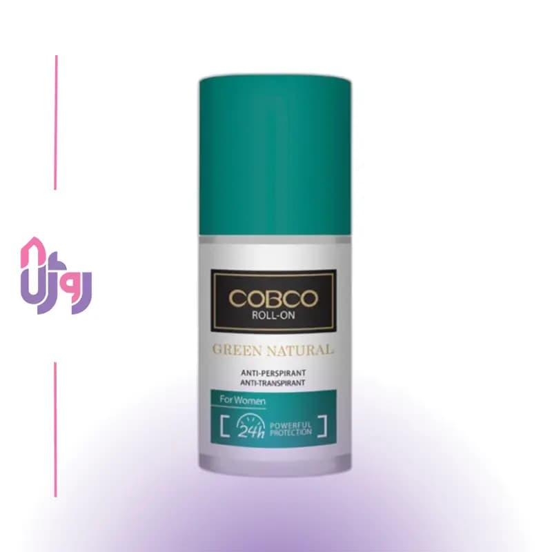 مام رول ضد تعریق زنانه کوبکو COBCO مدل گرین نچرال Green Natural حجم 75 میلی لیتر