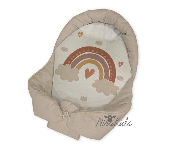آغوشی (قنداق سوئیسی) طرح رنگین کمان Rn659
