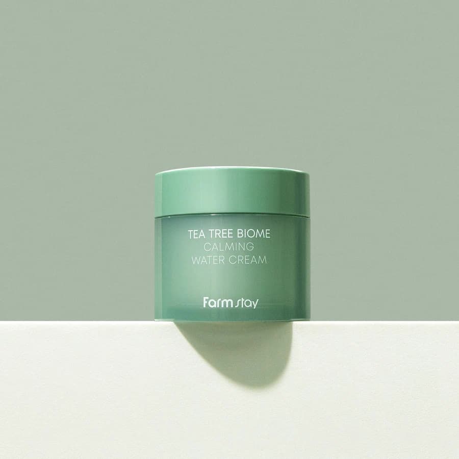 کرم آبرسان و تسکین دهنده درخت چای فارم استی Farmstay مدل Tea Tree Biome | حجم 80 میلی‌لیتر — تصویر ۳