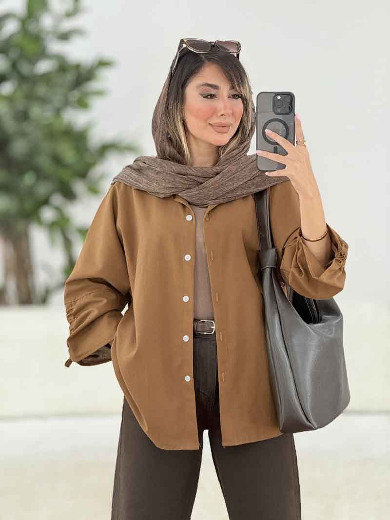 مانتو آستین گت مهدیس کد 7901 — تصویر ۳