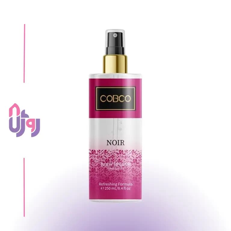 بادی اسپلش زنانه کوبکو COBCO مدل نویر Noir حجم 250 میلی‌لیتر