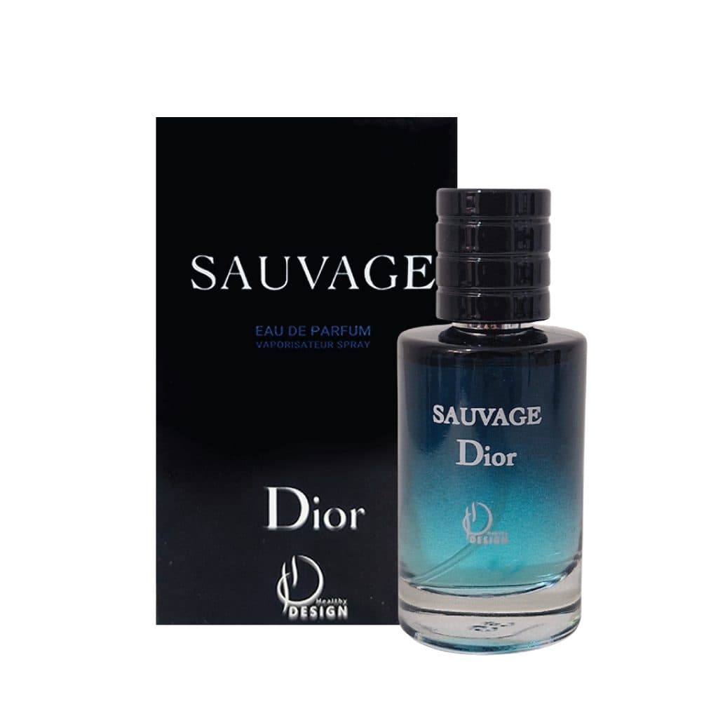 ادوپرفیوم مردانه هلثی دیزاین مدل ساواج دیور Sauvage Dior حجم 30 میلی لیتر طرح مارک — تصویر ۲