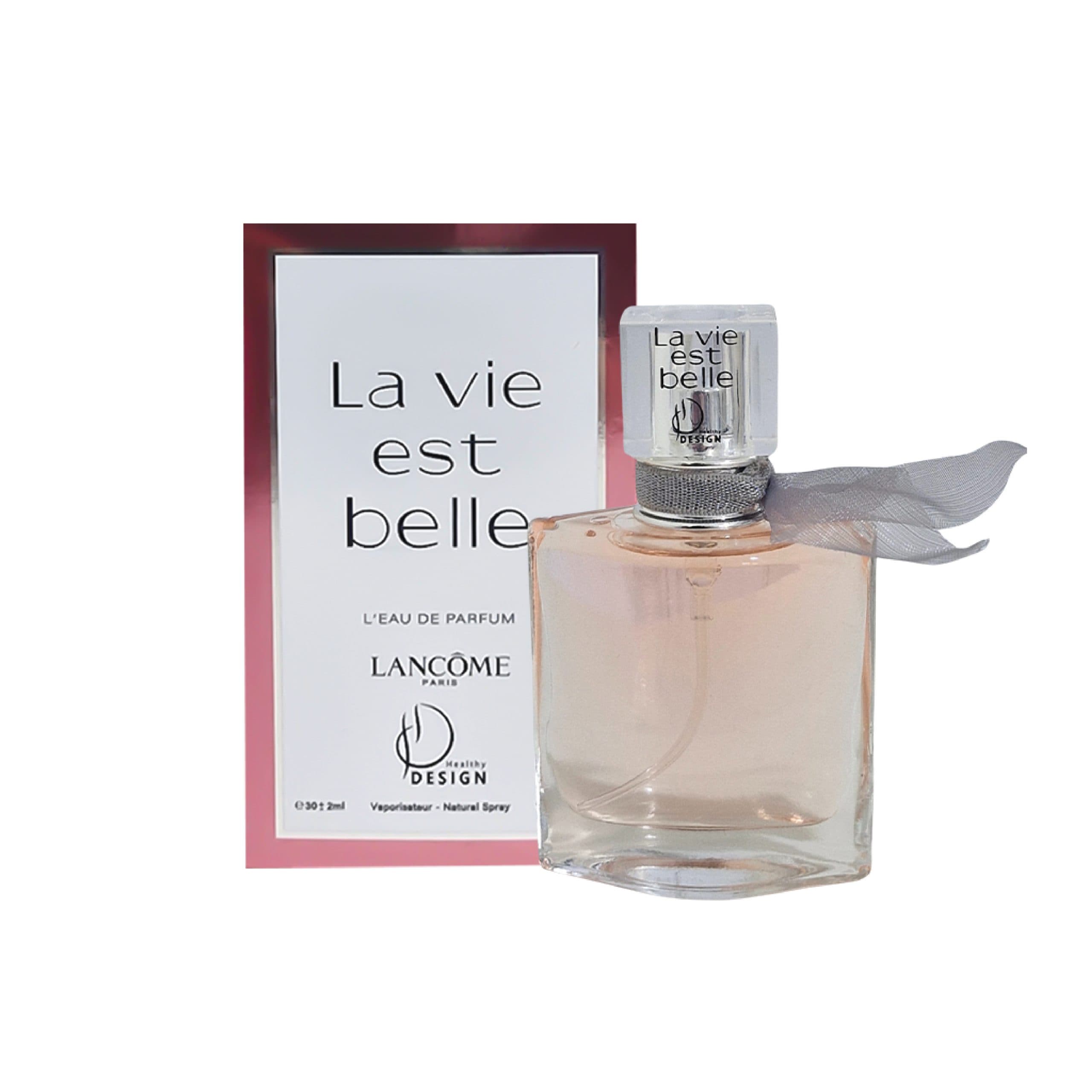 ادوپرفیوم زنانه هلثی دیزاین مدل لا ویه ایست بل La Vie Est Belle حجم 30 میلی لیتر طرح مارک