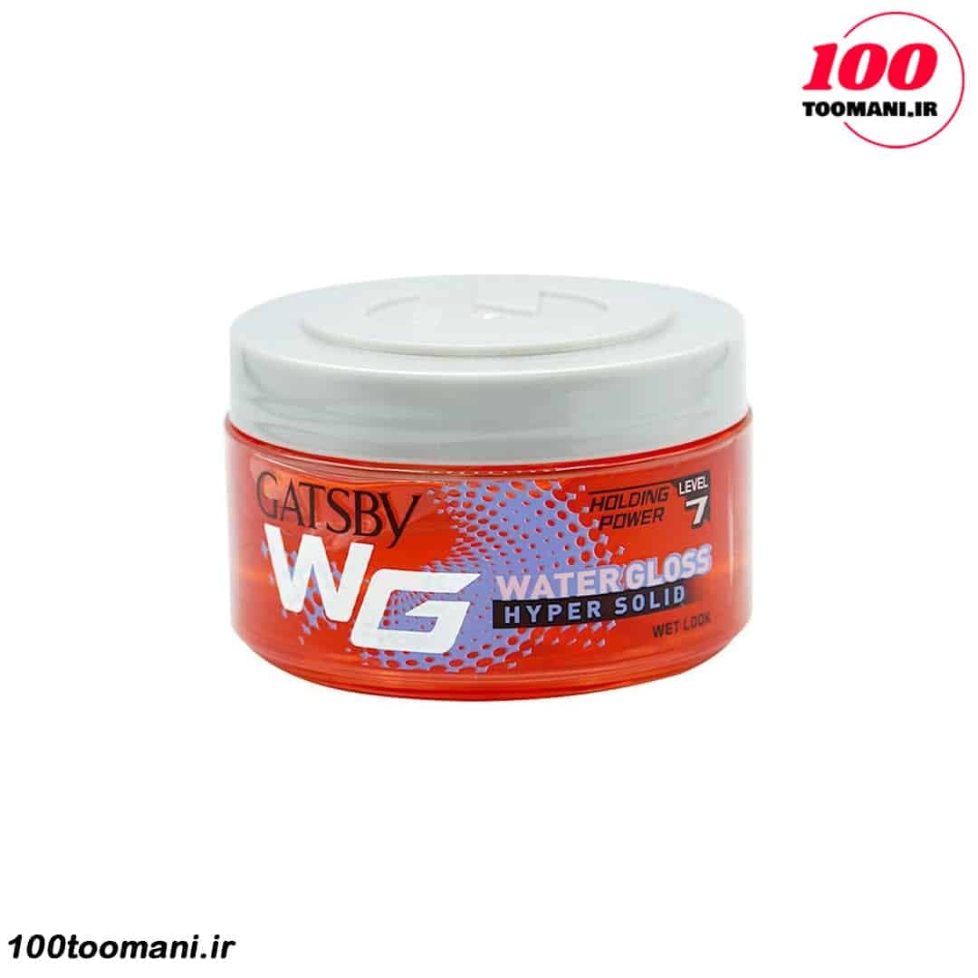 ژل مو هایپر سولید گتسبی Water Gloss Hyper Solid | قدرت نگه‌داری بسیار بالا (150 و 300 گرم) — تصویر ۳