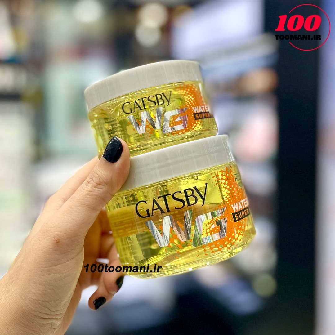 ژل مو سوپر هارد گتسبی Water Gloss Super Hard | نگه‌داری قوی با براقیت بالا (100، 150 و 300 گرم) — تصویر ۲