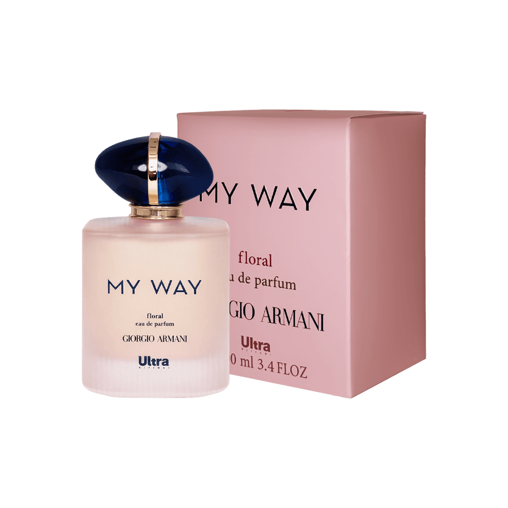 ادوپرفیوم زنانه اولترا ویرچوآل Ultra مای وی فلورال My Way Floral حجم 100 میلی لیتر طرح مارک