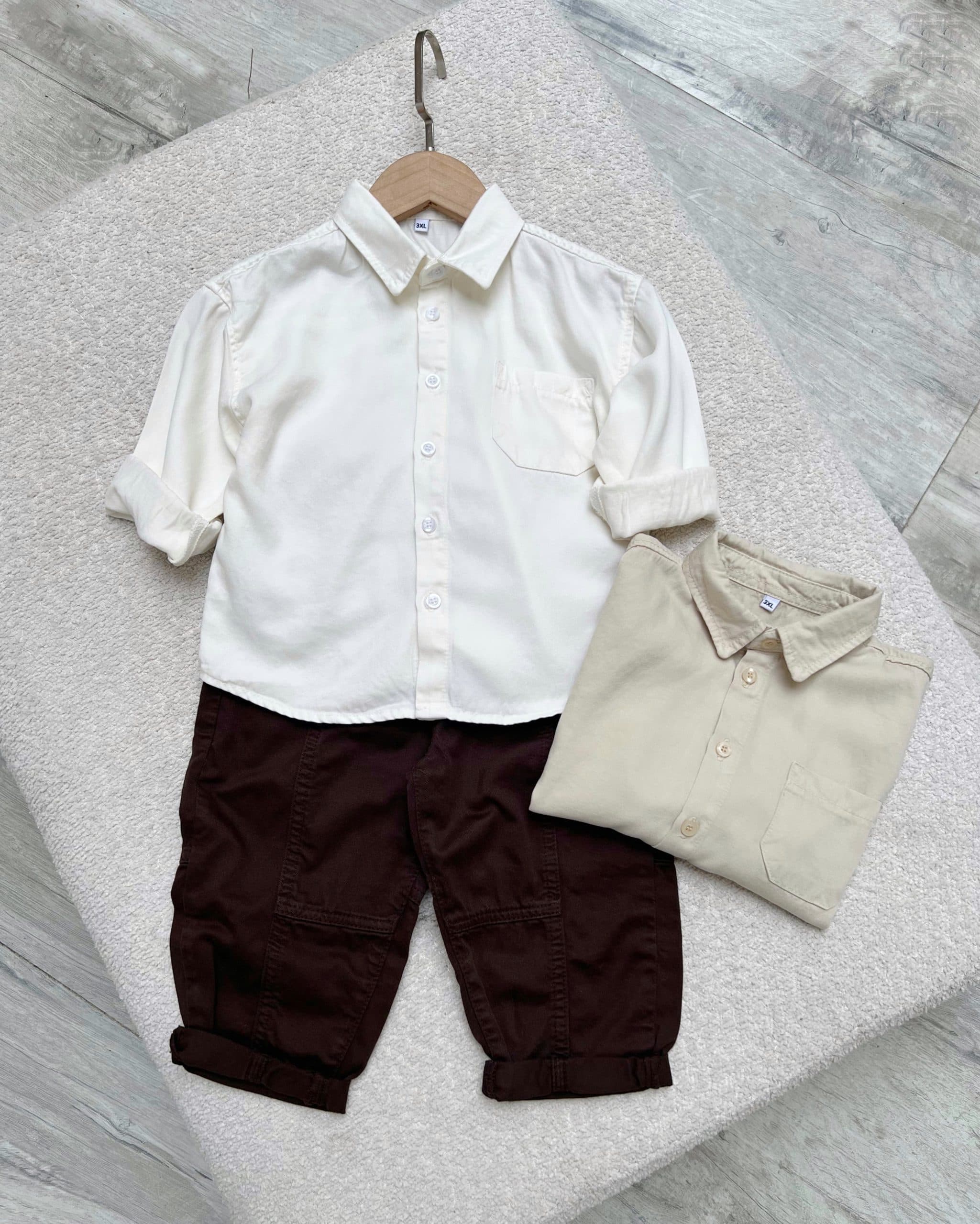 پیراهن کتان نرم تک جیب (M_3XL)