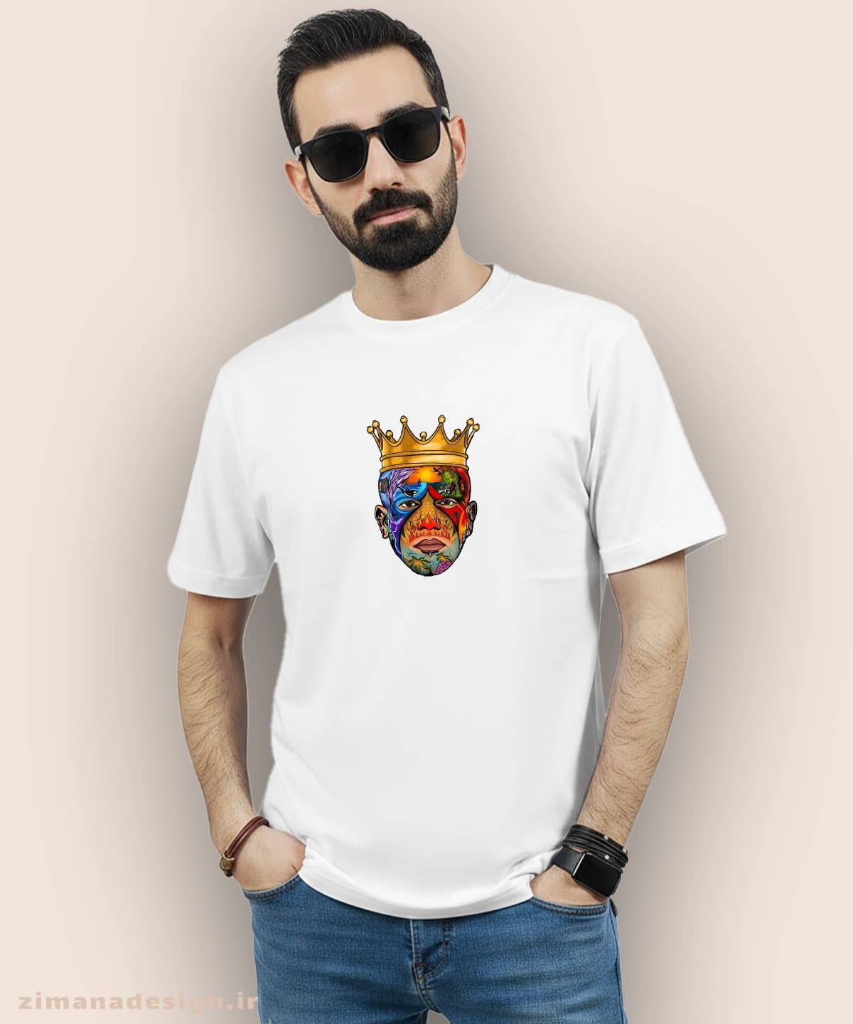 تیشرت مردانه و زنانه طرح تتلو کد 1039 — تصویر ۳