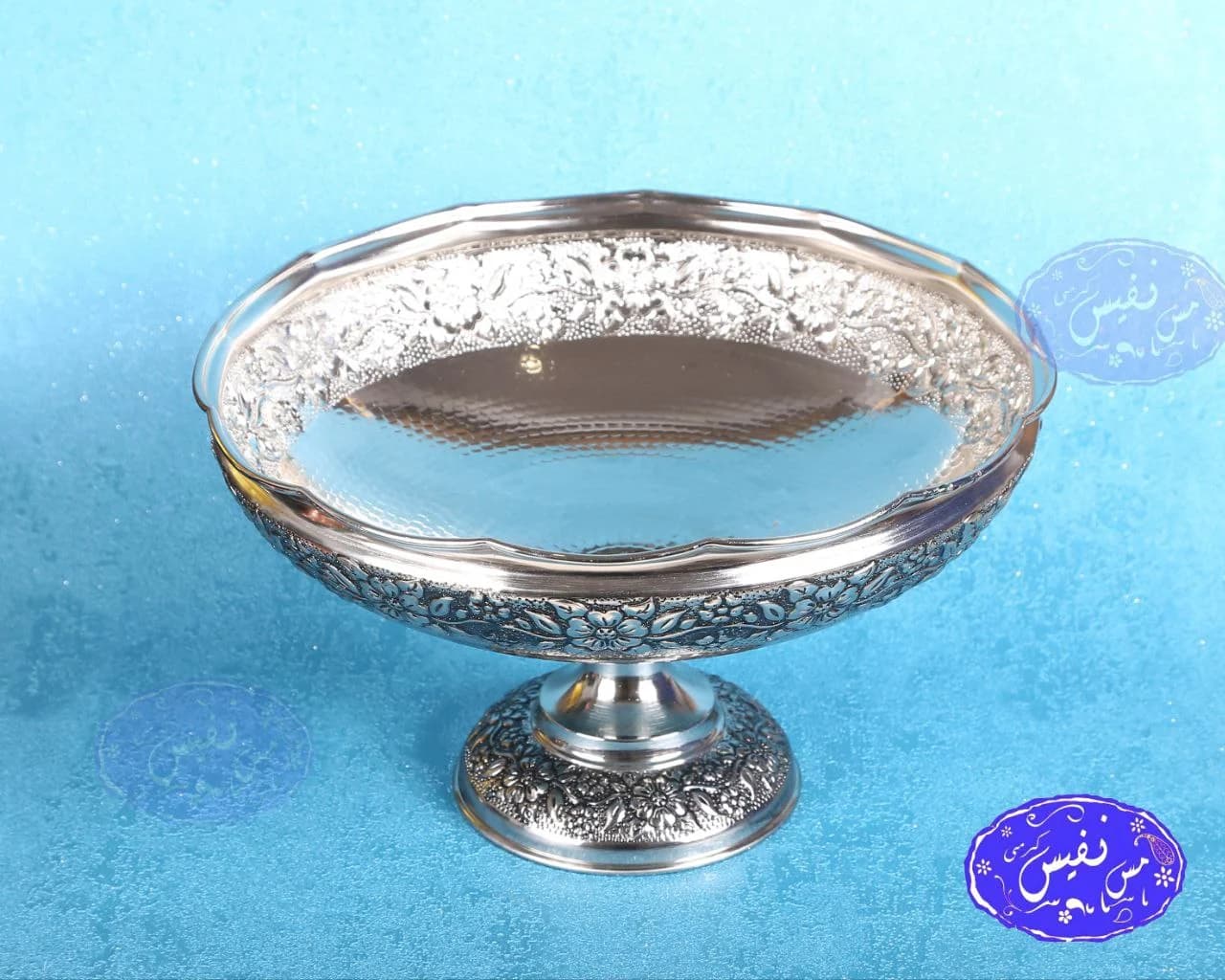 میوه خوری مسی نگار با آبکاری کروم — تصویر ۲