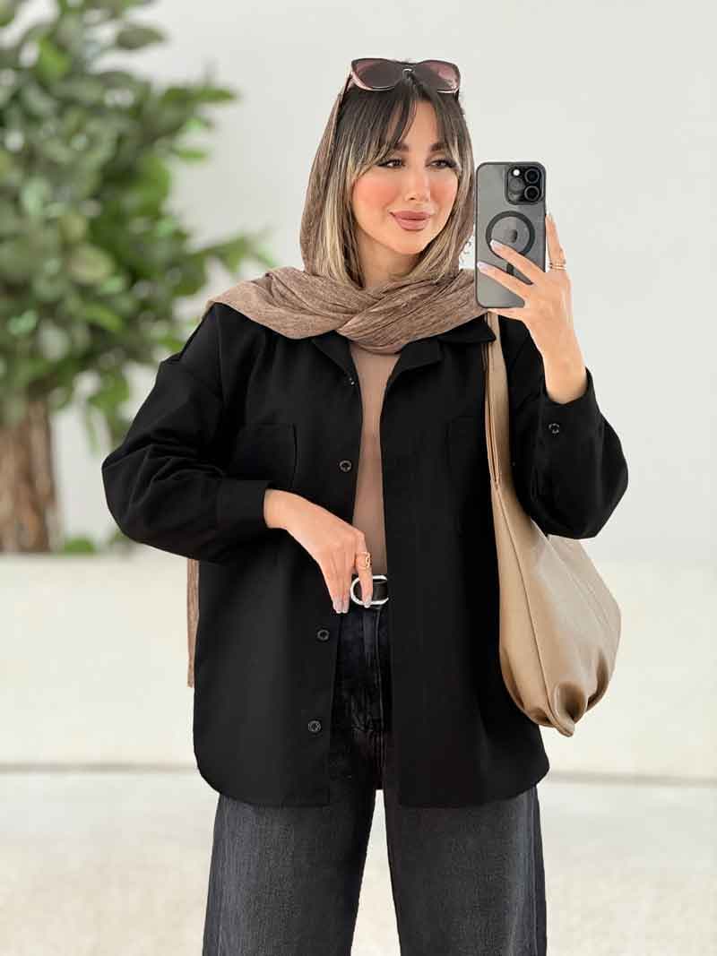 مانتو دو جیب آیلار کد 7802 — تصویر ۳