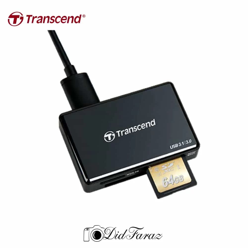 کارت‌خوان ترنسند Transcend RDC8 USB 3.1 Gen 1 Card Reader — تصویر ۳