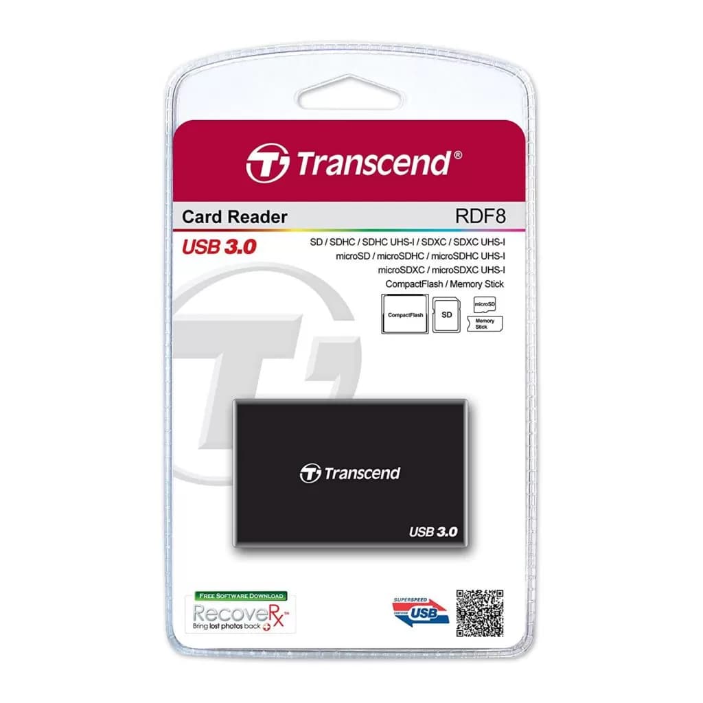 کارت‌خوان ترنسند Transcend RDF8 USB 3.1 Card Reader — تصویر ۵