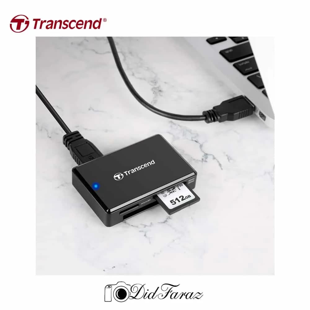 کارت‌خوان ترنسند Transcend RDF8 USB 3.1 Card Reader — تصویر ۳