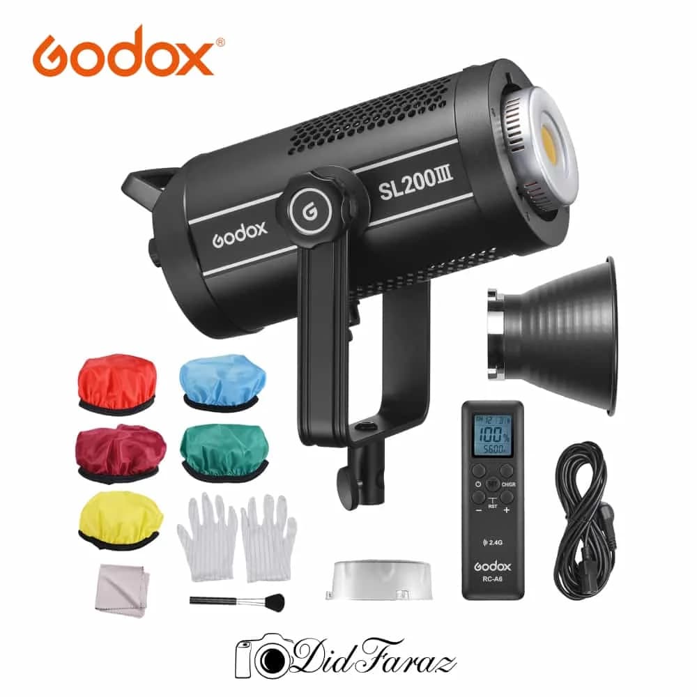 ویدیو لایت گودکس Godox SL200III Bi LED Video Light — تصویر ۵