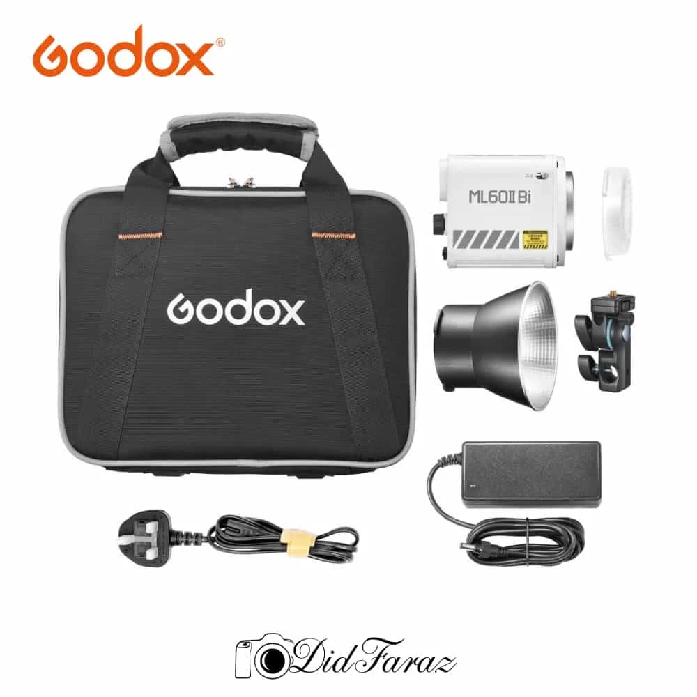 ویدیو لایت گودکس Godox ML60IIBi Bi-Color LED Monolight — تصویر ۵
