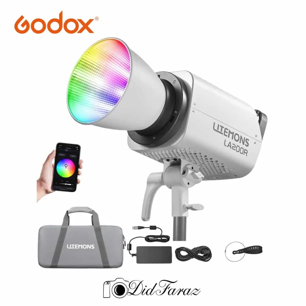 ویدئو لایت گودکس Godox Litemons LA200R RGB Video Light — تصویر ۲
