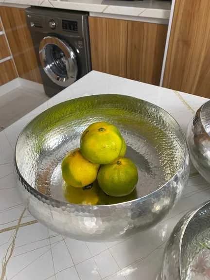 میوه خوری مسی اطلسی دست ساز — تصویر ۳