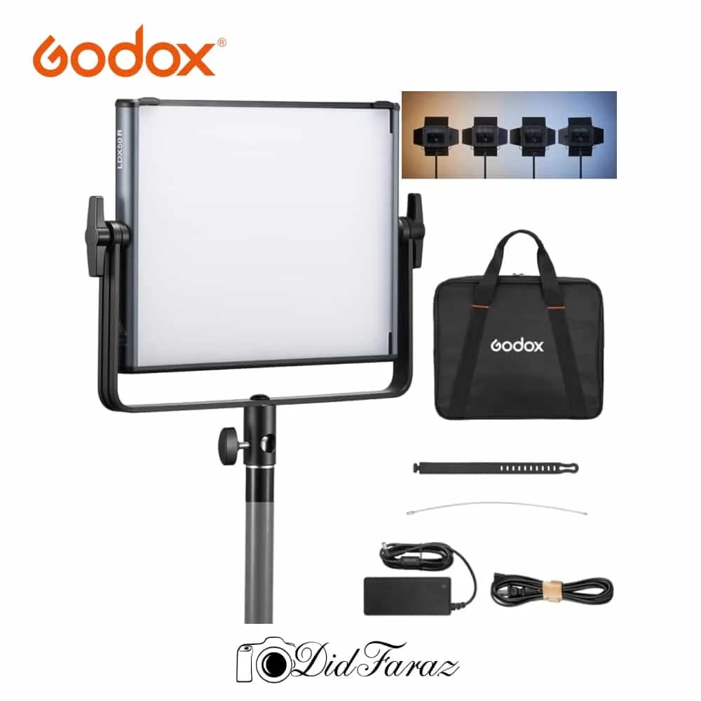 پنل ال ای دی گودکس Godox LDX50R RGB LED Light Panel — تصویر ۴