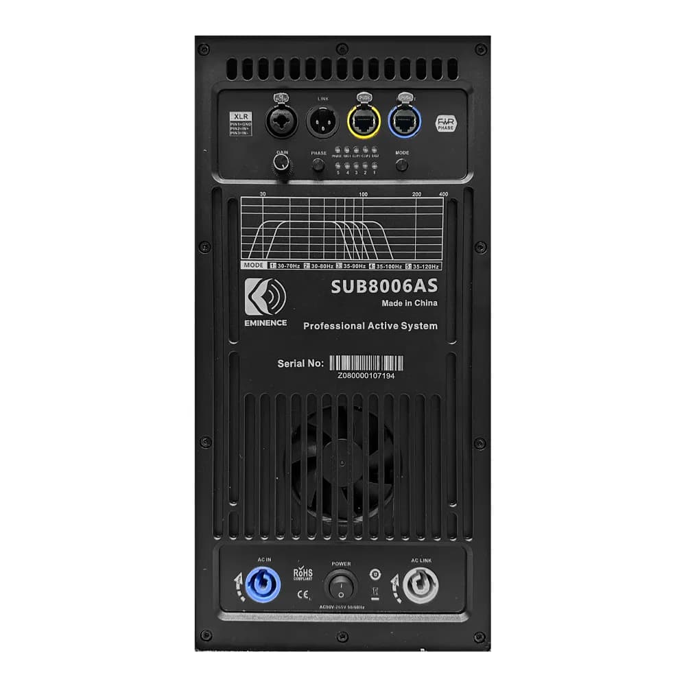 ساب ووفر 18*2 اینچ امیننس مدل EMINENCE SUB-8006AS — تصویر ۳