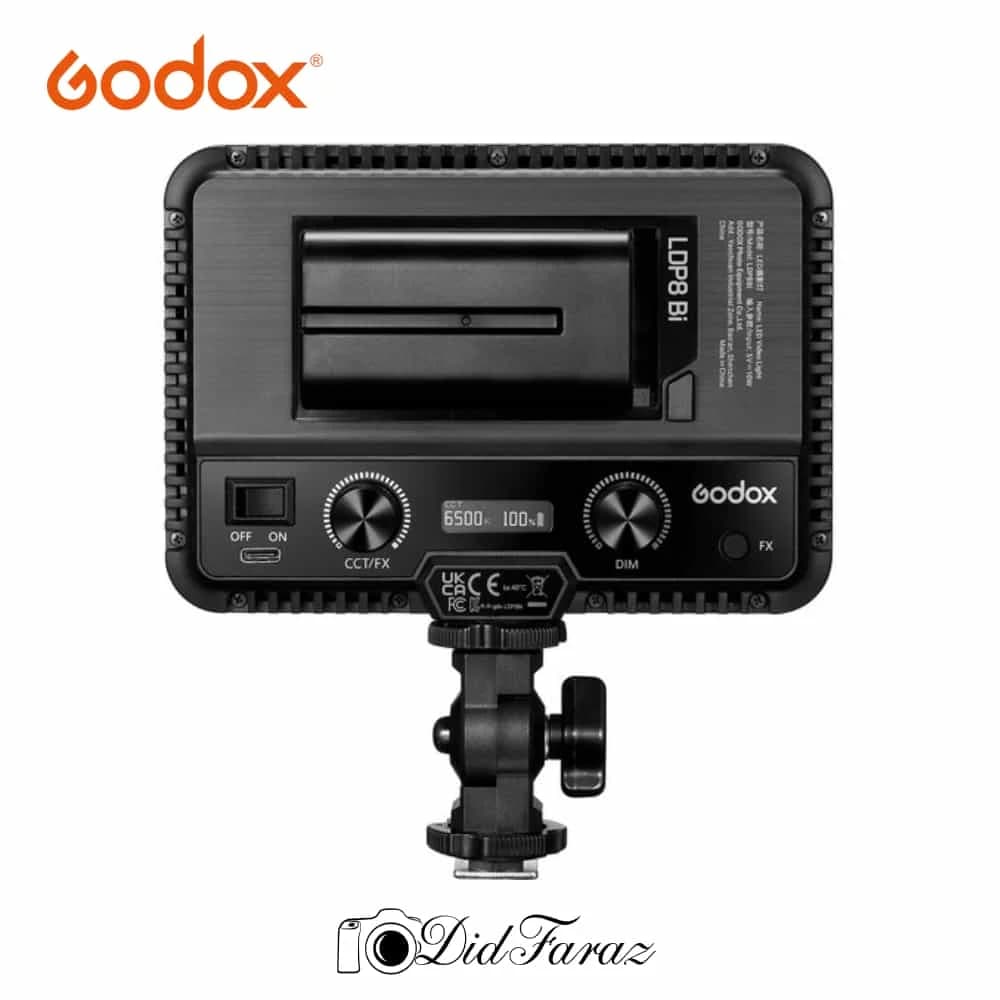 پنل ال ای دی گودکس Godox LDP8BI Bi-Color LED Video Light Panel — تصویر ۴