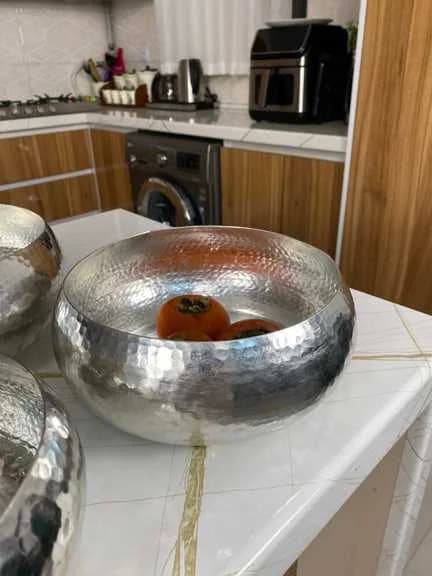 آجیل خوری مسی اطلسی دست ساز — تصویر ۲