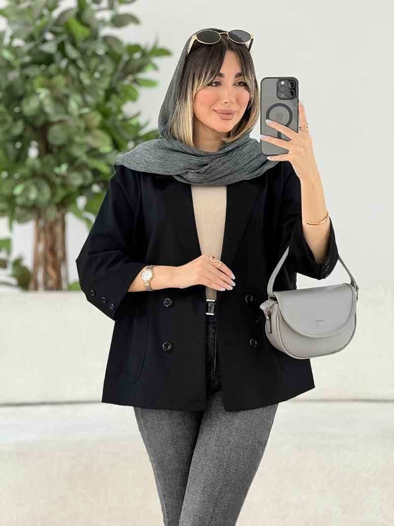 مانتو چهاردکمه آیتک کد 7792 — تصویر ۸