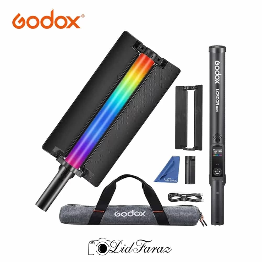نور باتومی گودکس Godox LC500 Mini Black RGB LED Light Stick — تصویر ۴