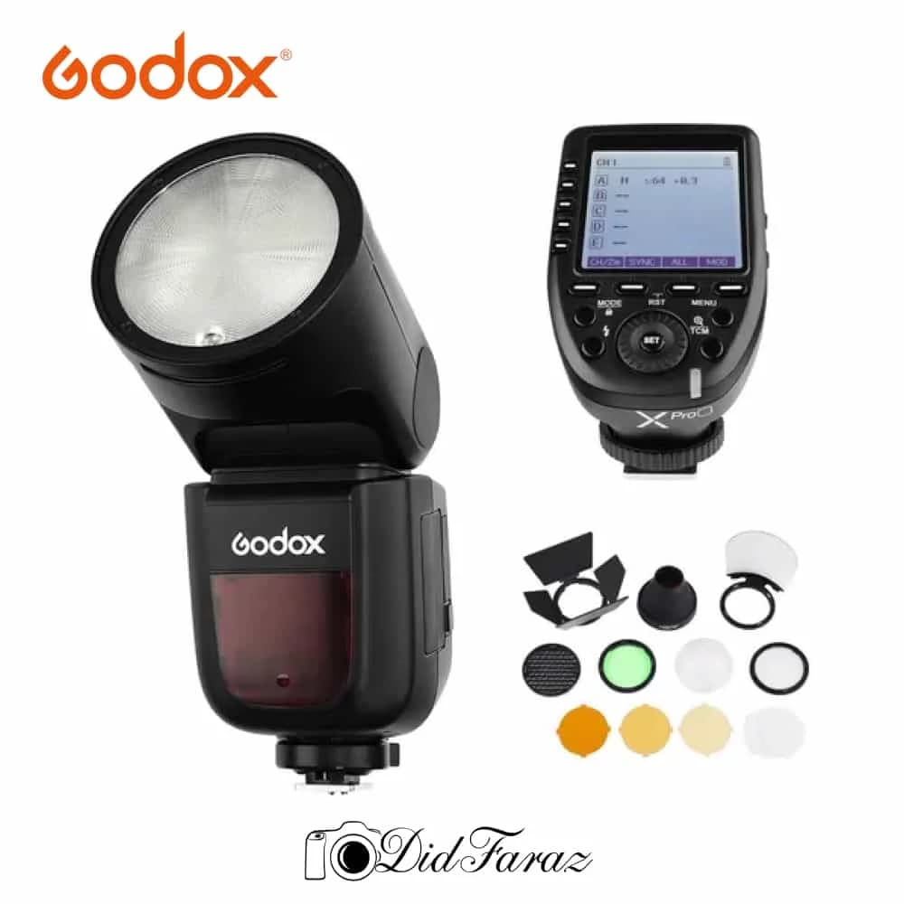 فلاش اسپیدلایت دوربین گودکس Godox V1ProC Flash for Canon — تصویر ۳