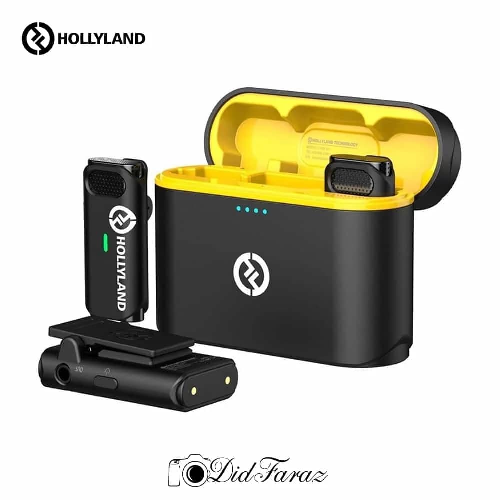 میکروفون یقه ای بی سیم Hollyland Lark M1 Duo Wireless Microphone