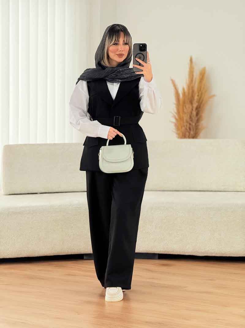 ست جلیقه جیب نما کد 6434 — تصویر ۶