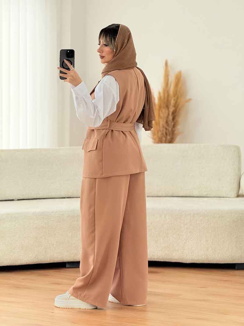 ست جلیقه جیب نما کد 6434 — تصویر ۵