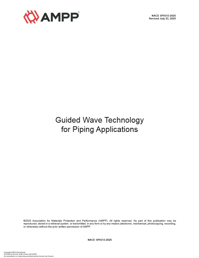 NACE SP0313-2025 استاندارد نسخه PDF انگلیسی