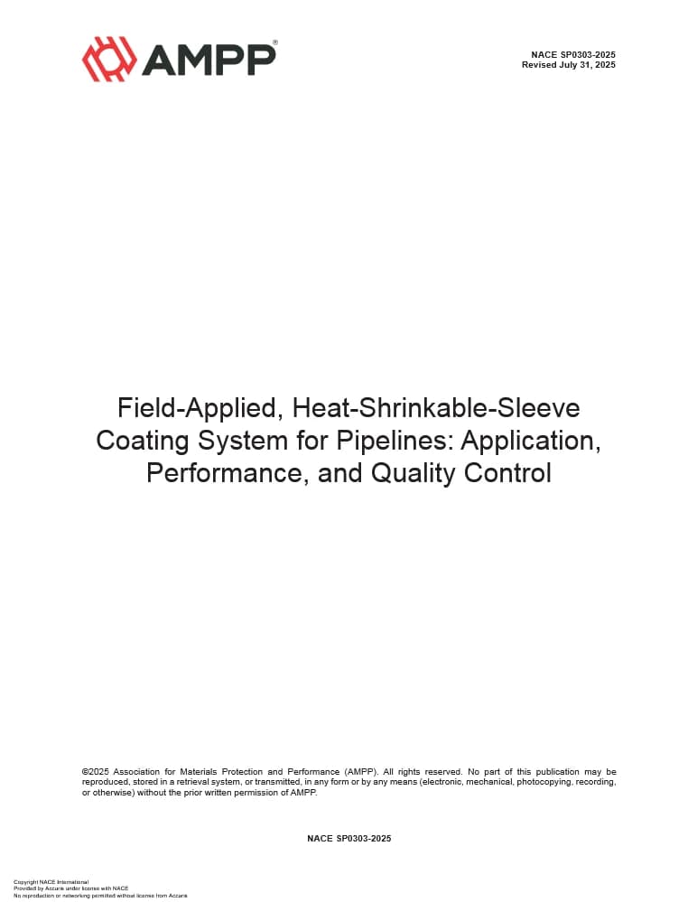 NACE SP0303-2025 استاندارد نسخه PDF انگلیسی