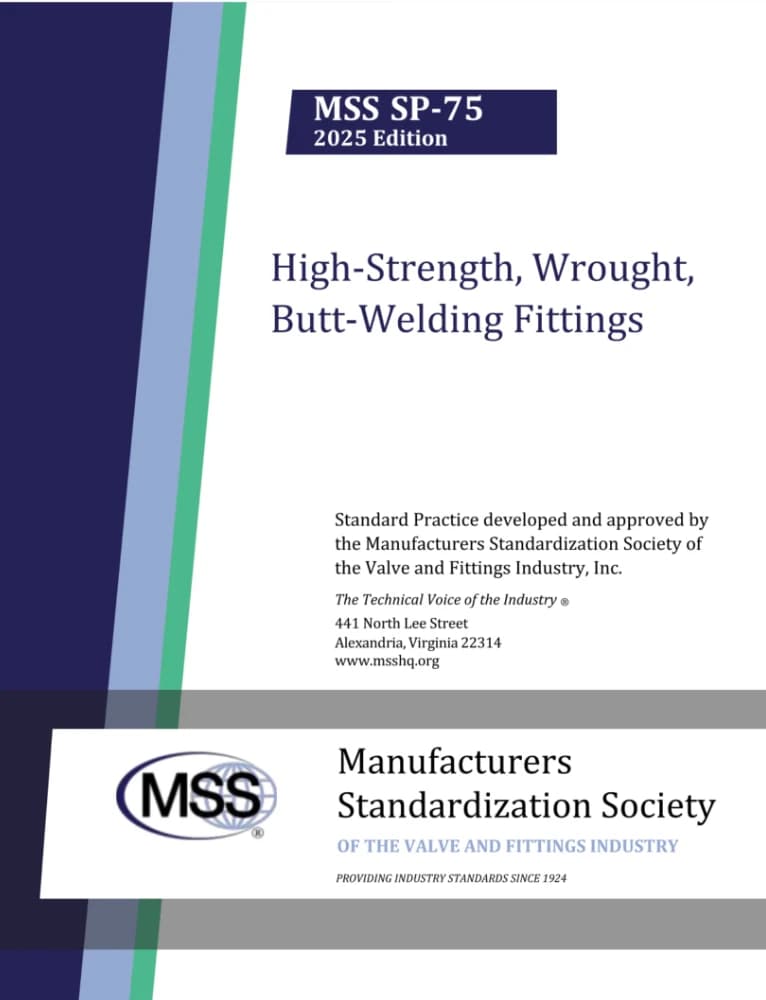 MSS SP-75-2025 استاندارد نسخه PDF انگلیسی