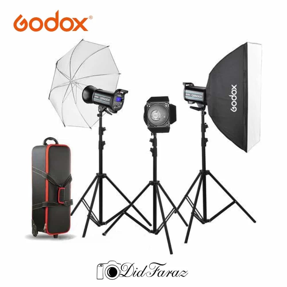 کیت فلاش استودیویی گودکس Godox Falsh Studio QS-300 II