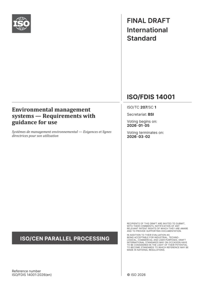 ISO 14001-2026 استاندارد نسخه PDF انگلیسی