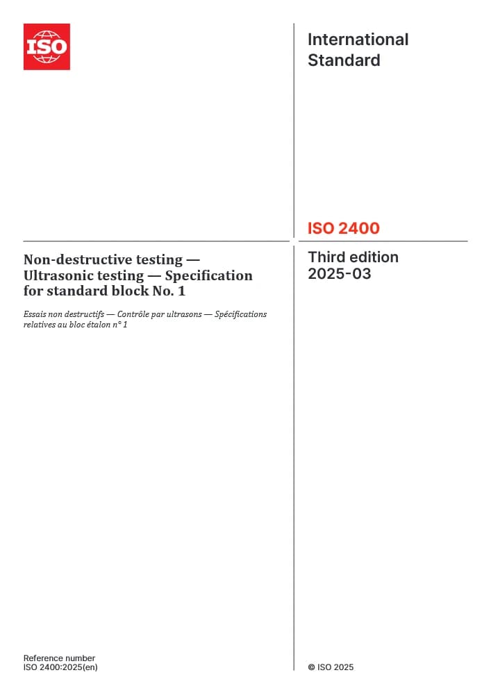 ISO 2400-2025 استاندارد نسخه PDF انگلیسی